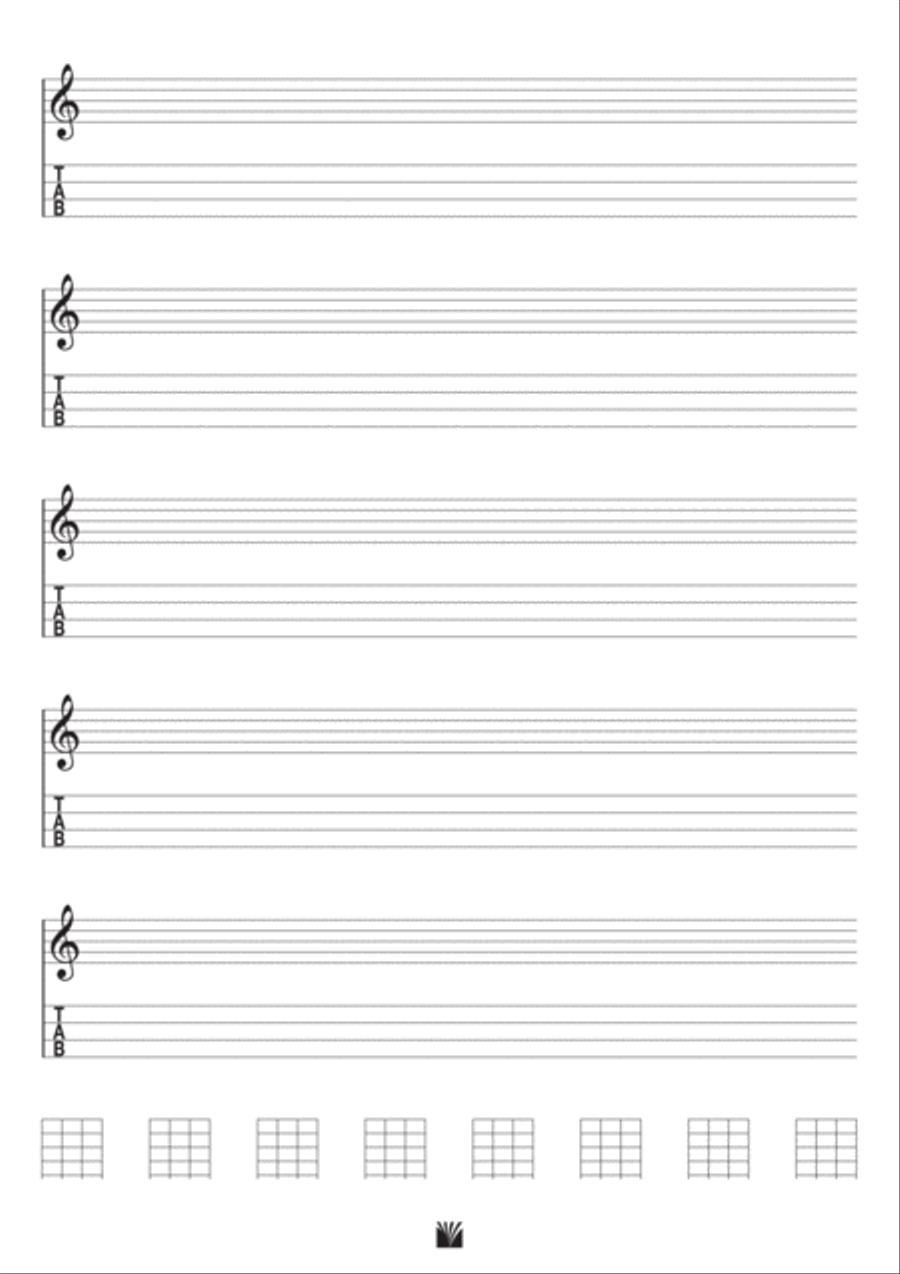 Ukulele Music Notebook