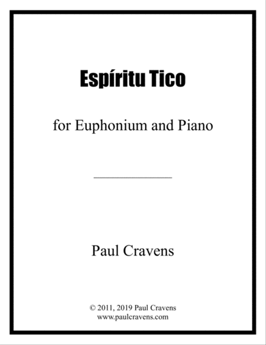 Espíritu Tico Euphonium scores gallery preview page 5