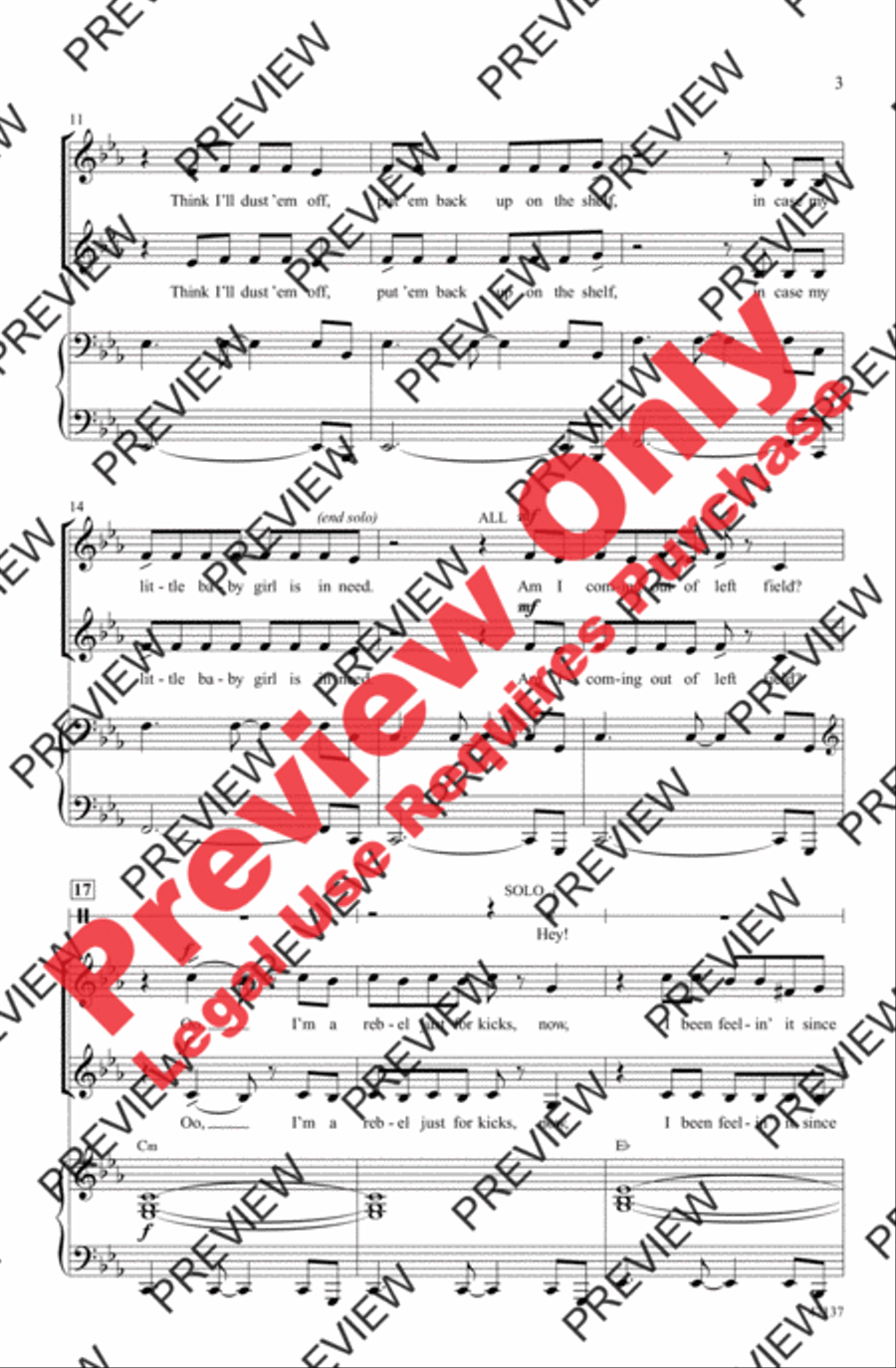 Feel It Still Women's Choir scores gallery preview page 3