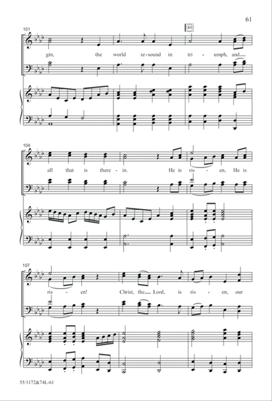 The Easter Story The Easter Story 4-Part scores gallery preview page 62