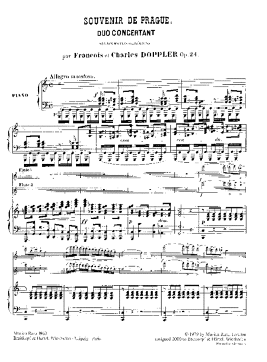 Souvenir de Prague Op. 24 Piano Trio scores gallery preview page 2