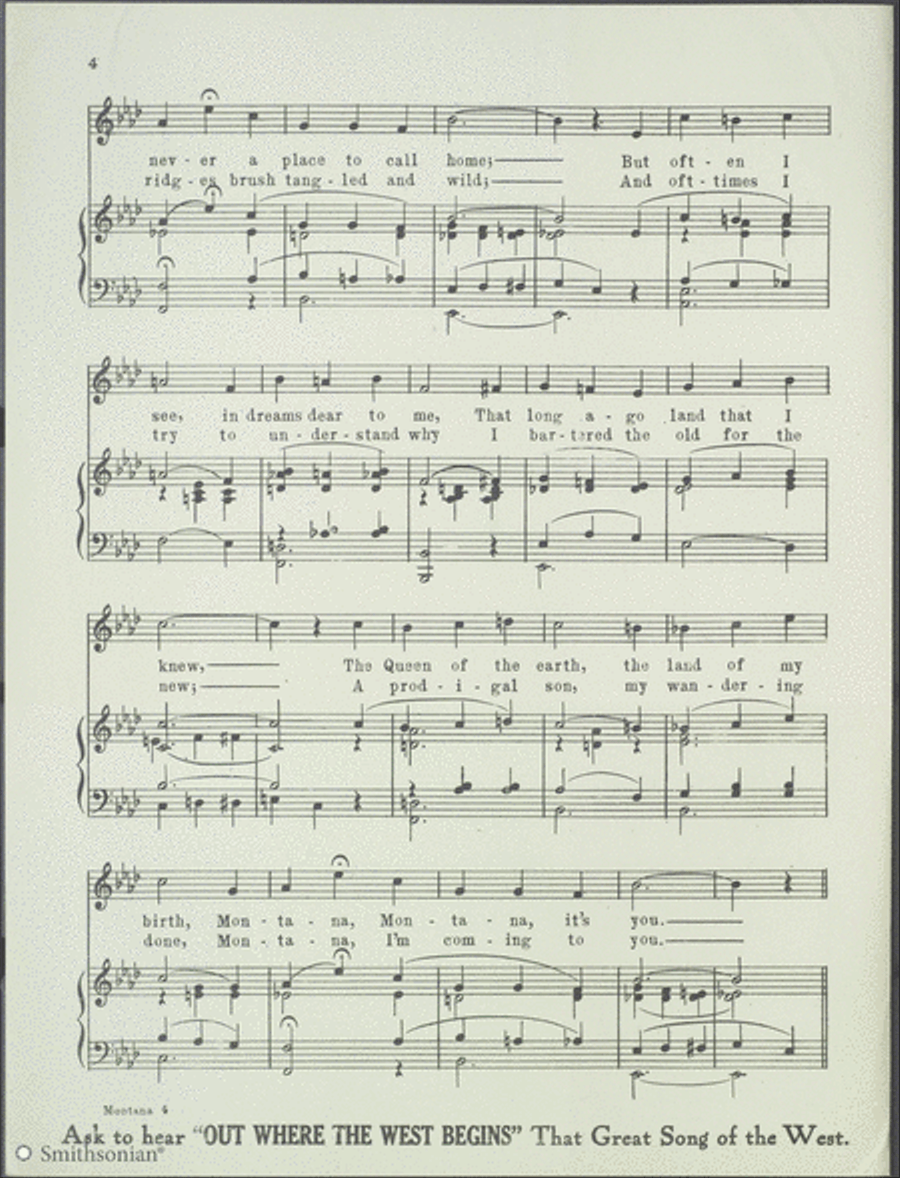 Montana Waltz Ballad Piano, Vocal scores gallery preview page 4