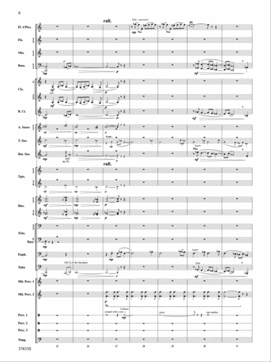 Symphonic Essay: Score Concert Band scores gallery preview page 6