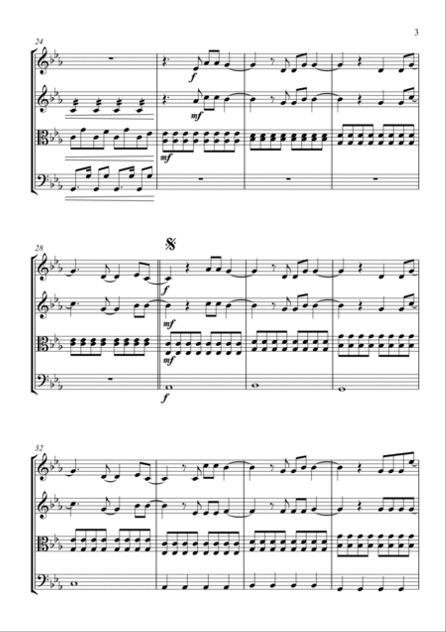 Titanium String Quartet scores gallery preview page 3
