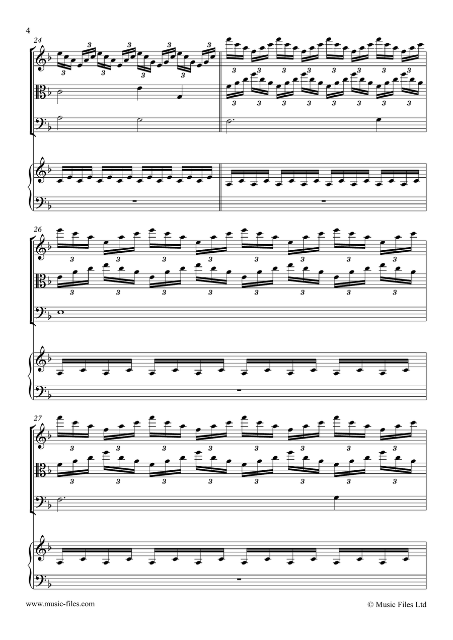 My Tender Love - Piano Quartet Piano Quartet scores gallery preview page 4