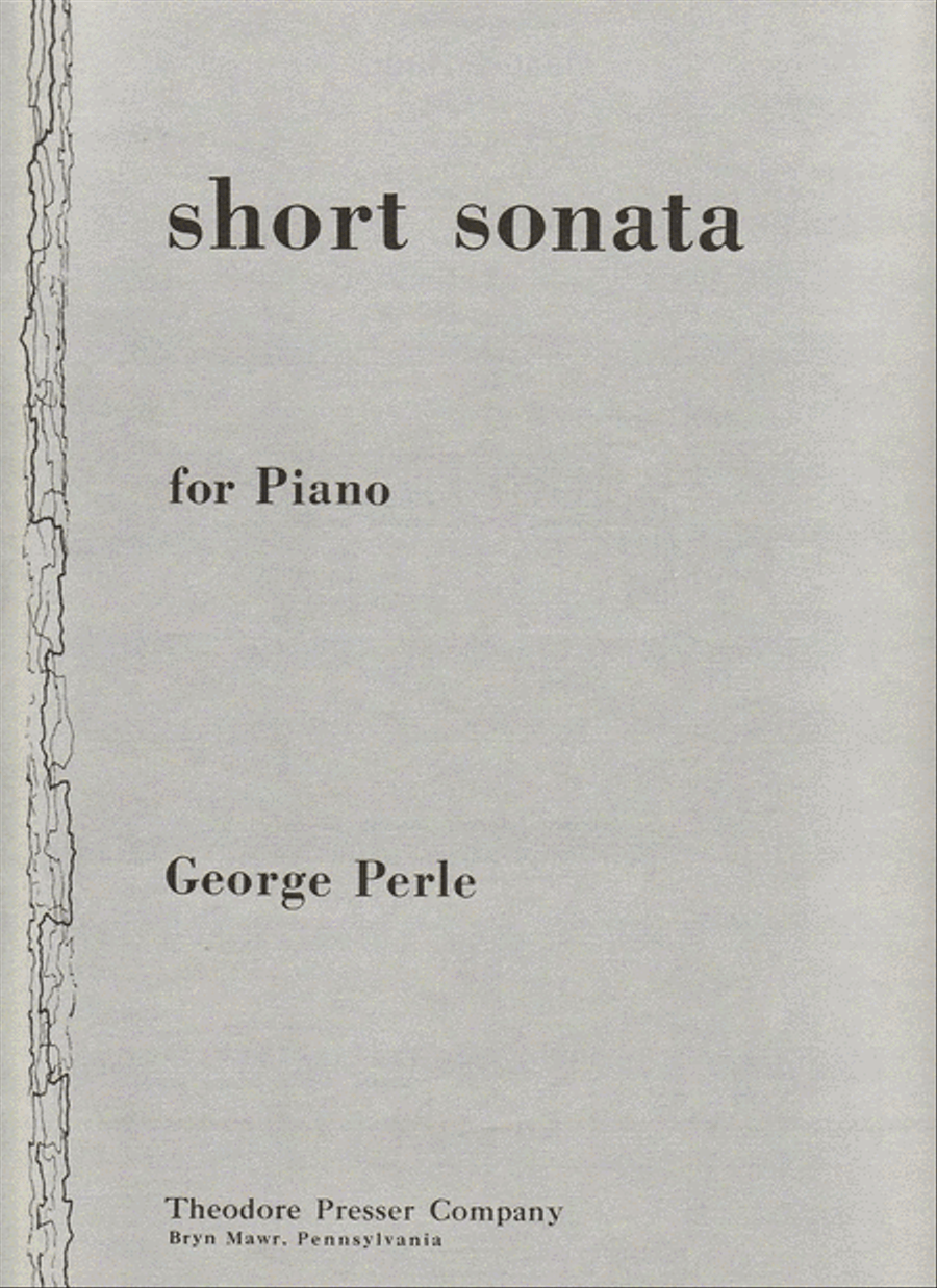 Short Sonata Chamber Music scores gallery preview page 1