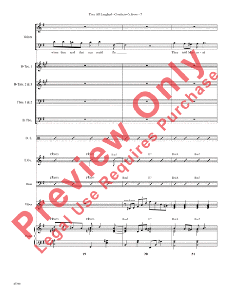 They All Laughed Choir scores gallery preview page 10