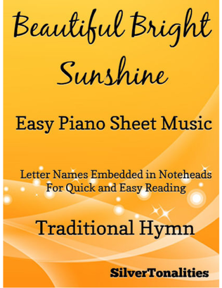 Beautiful Bright Sunshine Easy Piano Sheet Music