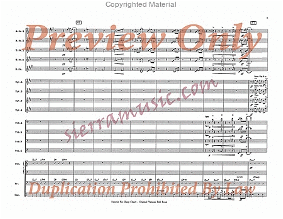 Sweetie Pie (Pro) (aka Easy Chair) Big Band scores gallery preview page 7