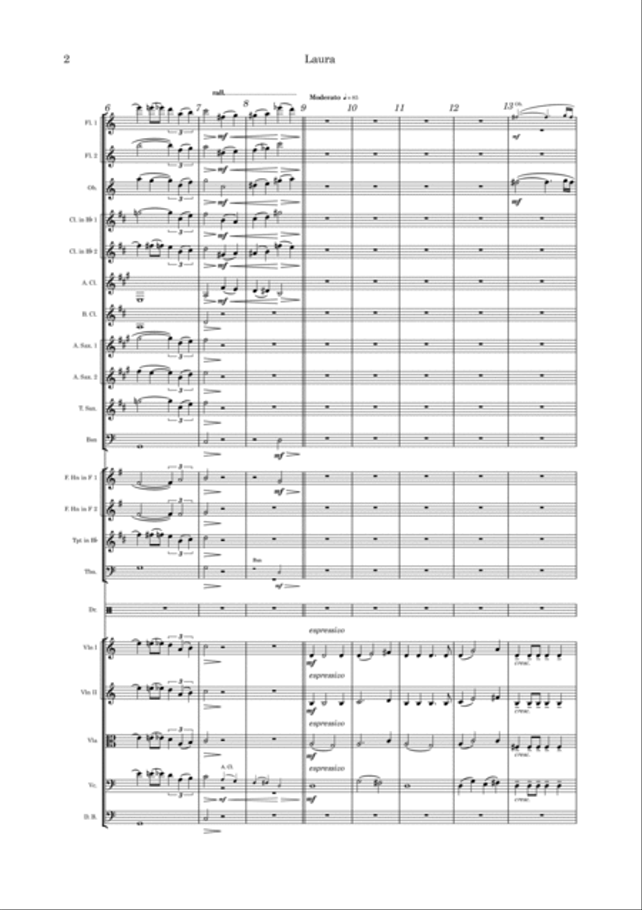 Laura Full Orchestra scores gallery preview page 2