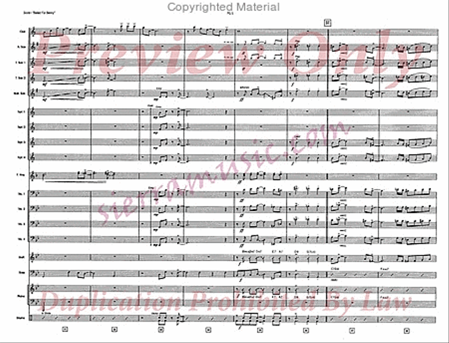 Ballad For Benny Ballad For Benny Big Band scores gallery preview page 6