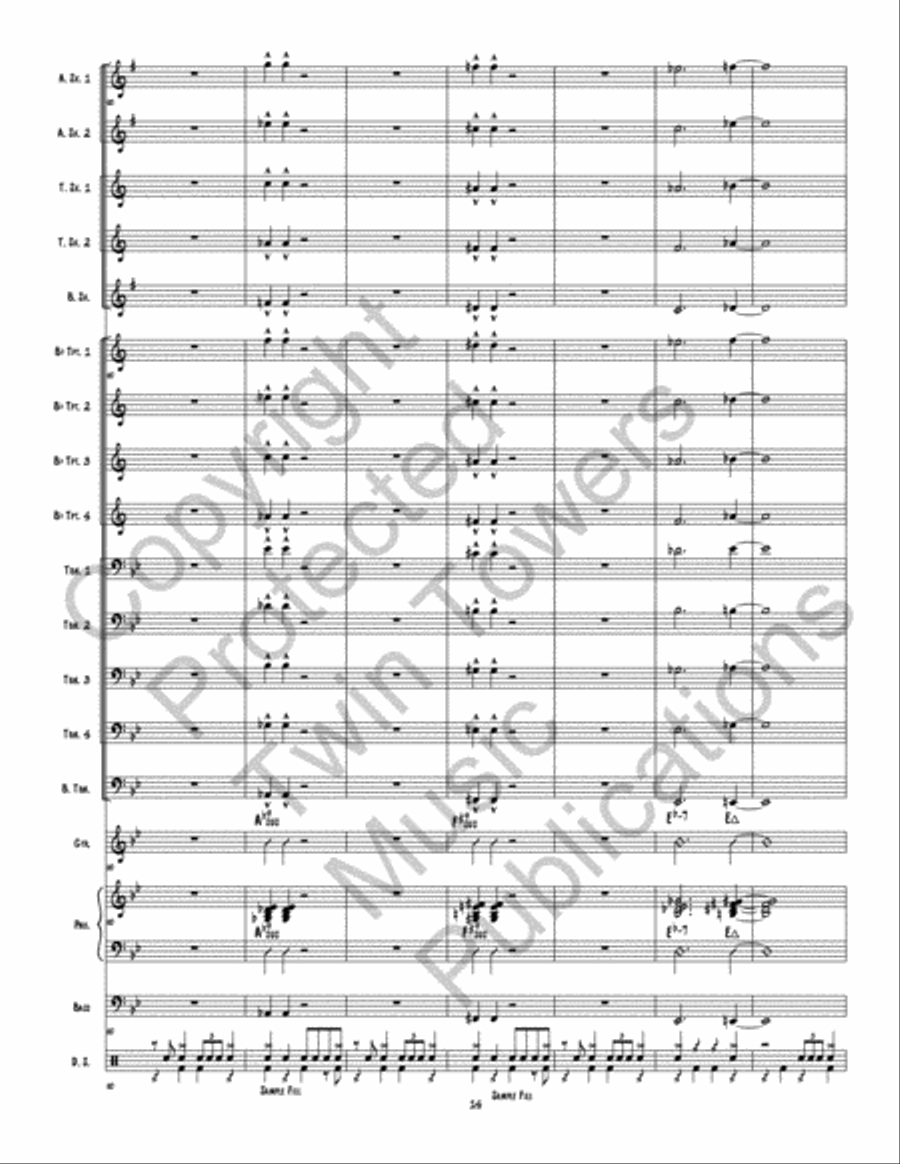 New Beginning 2.0, A New Beginning 2.0, A Jazz Ensemble scores gallery preview page 15
