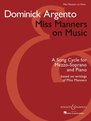 Book cover for Miss Manners on Music