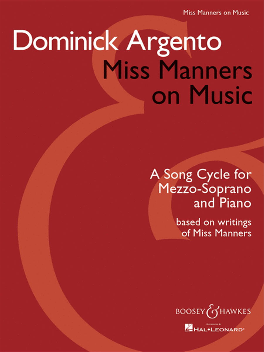 Miss Manners on Music