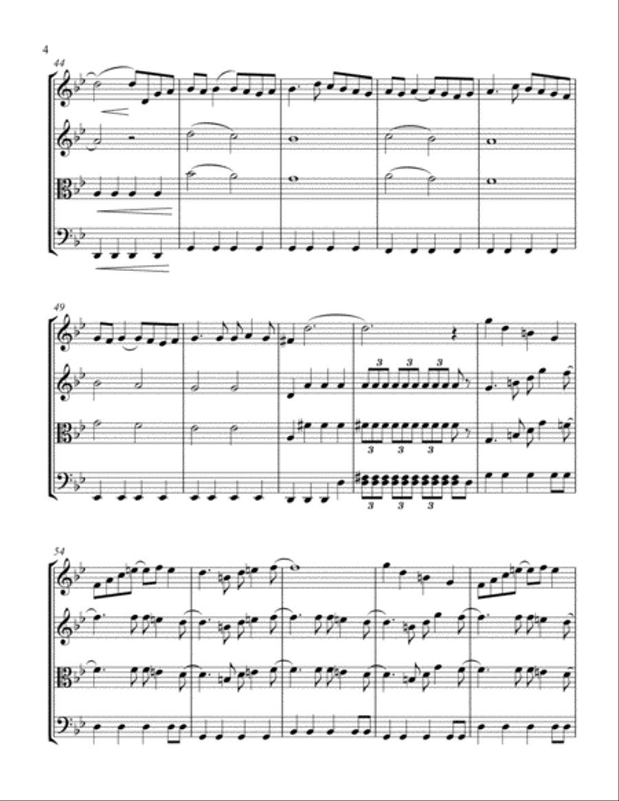 Happy Together String Quartet scores gallery preview page 4
