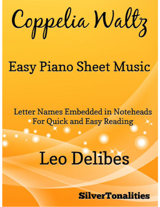 Book cover for Coppelia Waltz Easy Piano Sheet Music