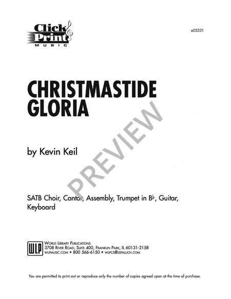Christmastide Gloria image number null