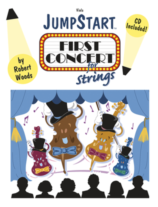 Book cover for JumpStart First Concert for Strings - Viola