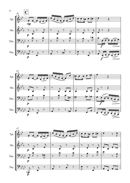 Scott Joplin: The Strenuous Life for Brass Quartet image number null