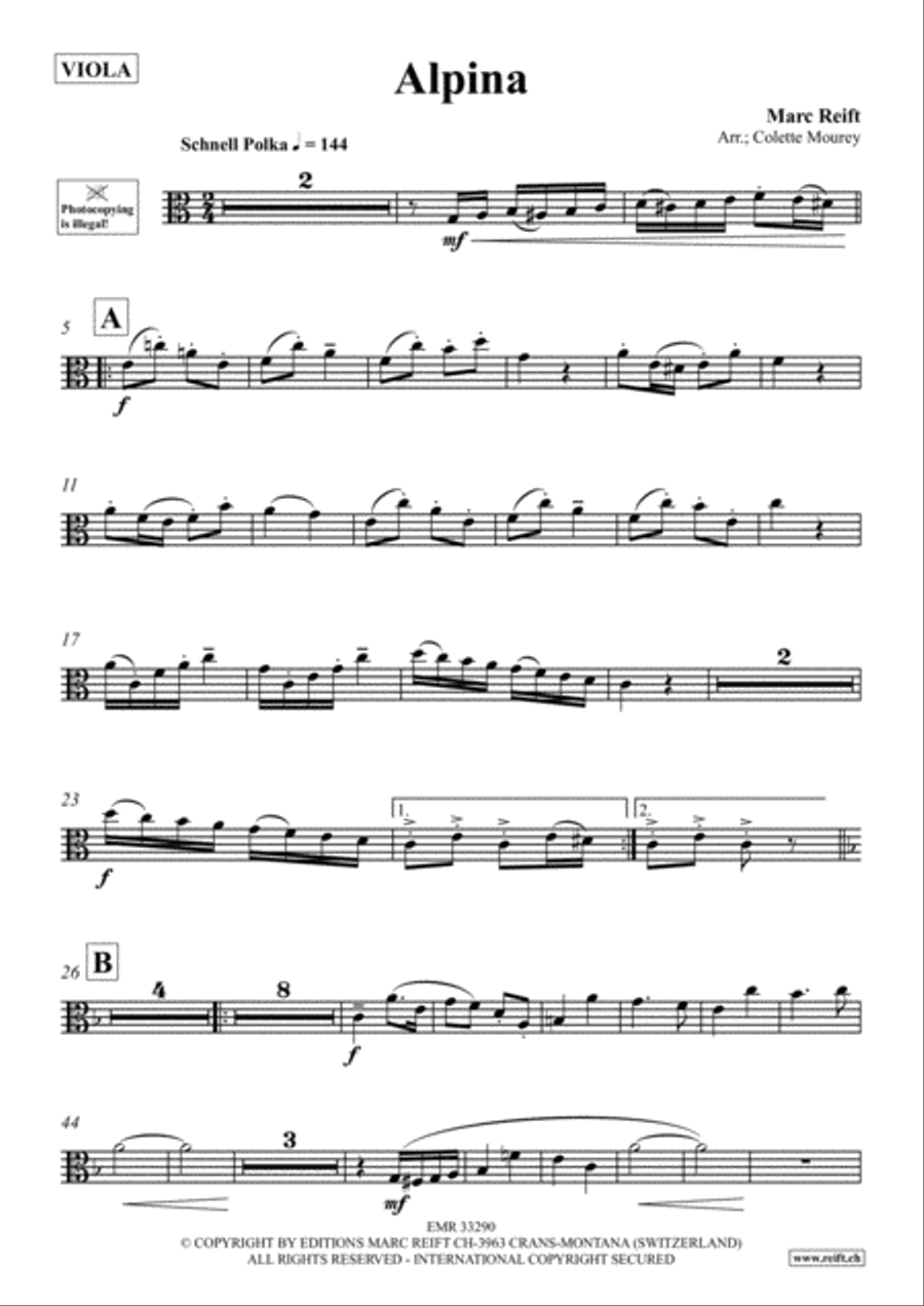 Alpina Viola scores gallery preview page 2