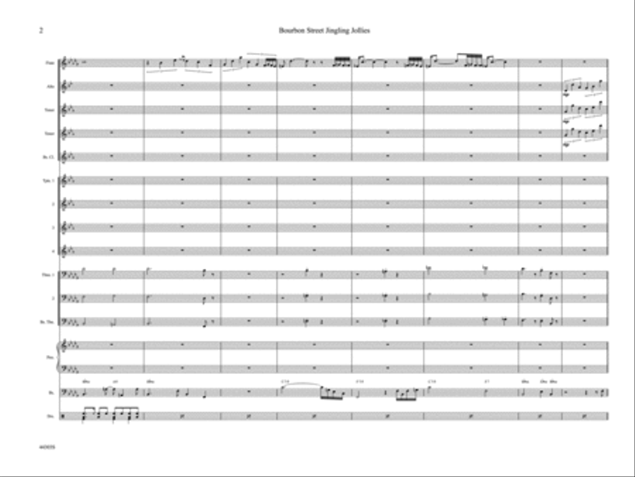Bourbon Street Jingling Jollies: Score Jazz Ensemble scores gallery preview page 6