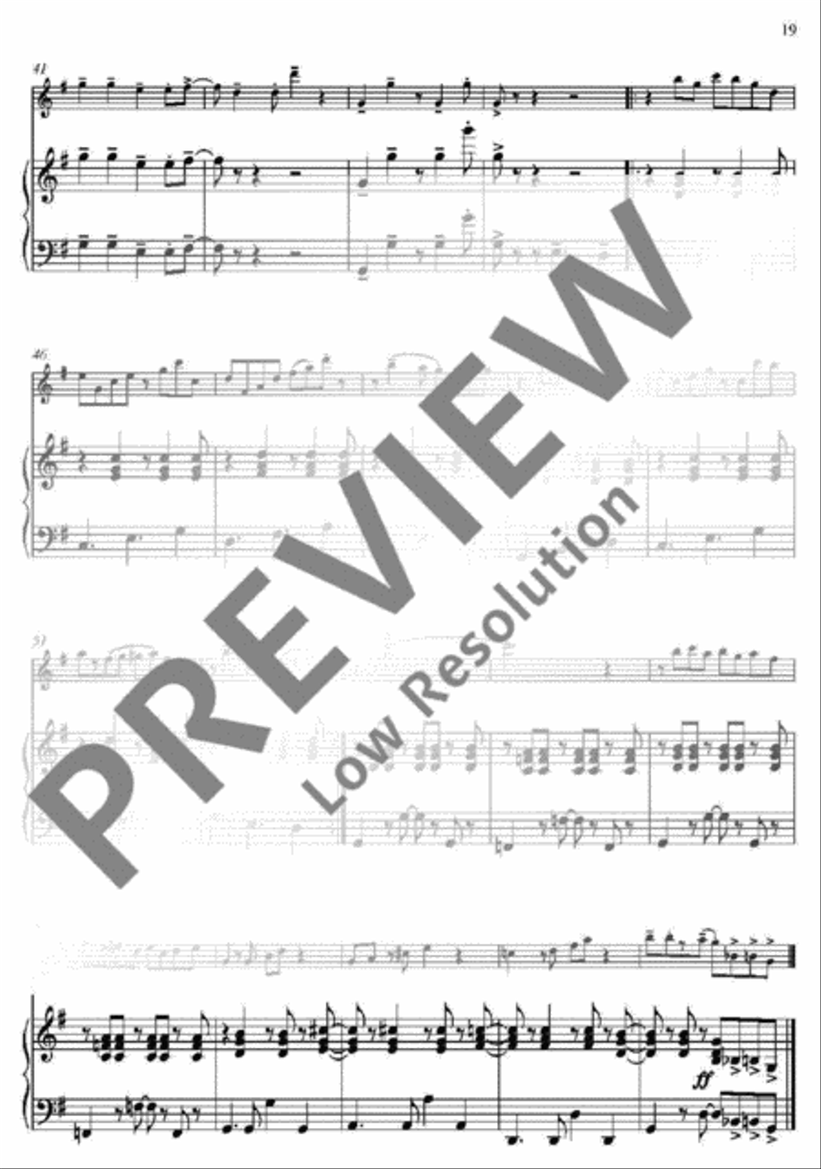 Modern Flutist Flute Solo scores gallery preview page 18