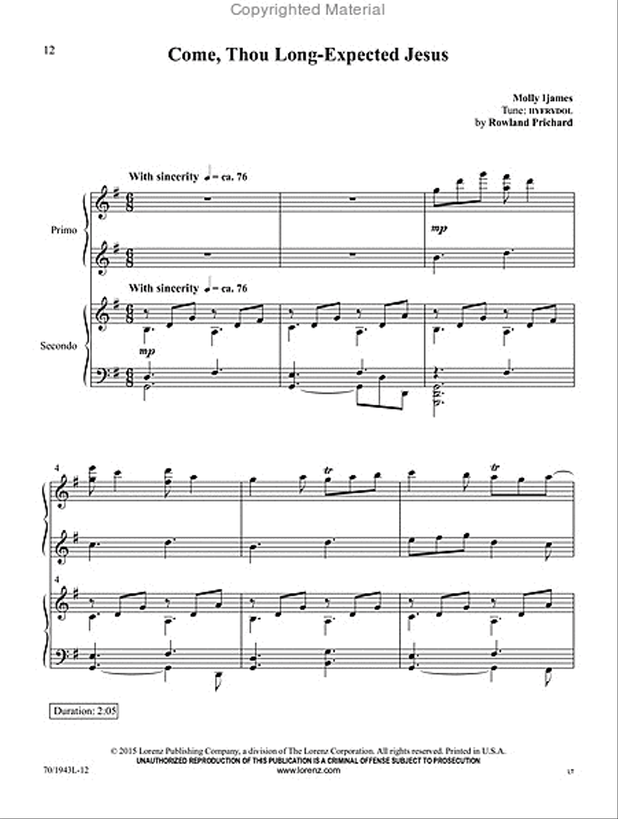 News of Great Joy! News of Great Joy! Piano Duet scores gallery preview page 10
