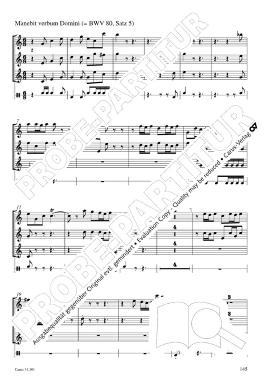 Bach for Brass 1: Cantatas I Voice scores gallery preview page 154