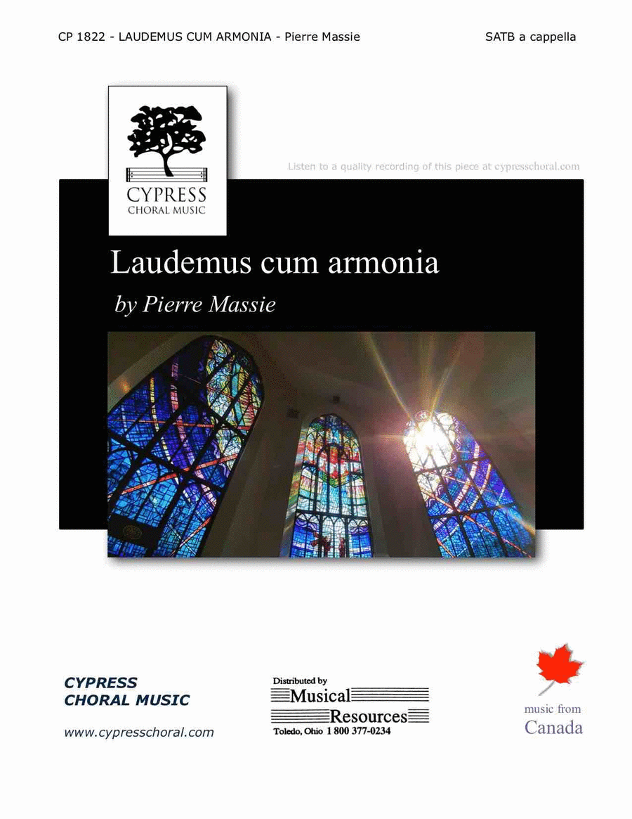 Laudemus Cum Armonia Laudemus Cum Armonia 4-Part scores gallery preview page 1