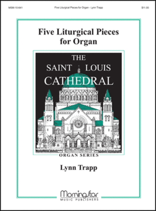 Book cover for Five Liturgical Pieces for Organ