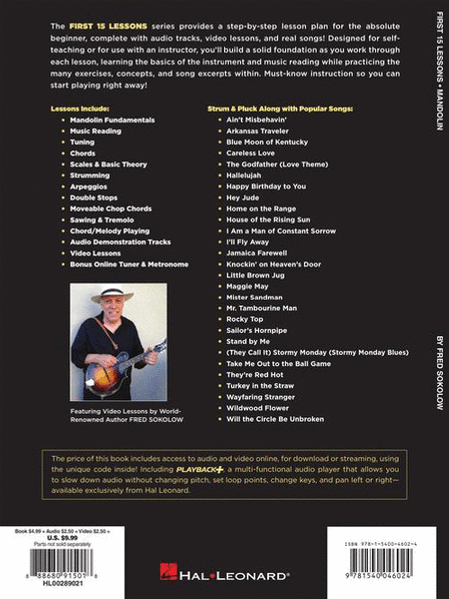 First 15 Lessons – Mandolin Guitar Tablature scores gallery preview page 8