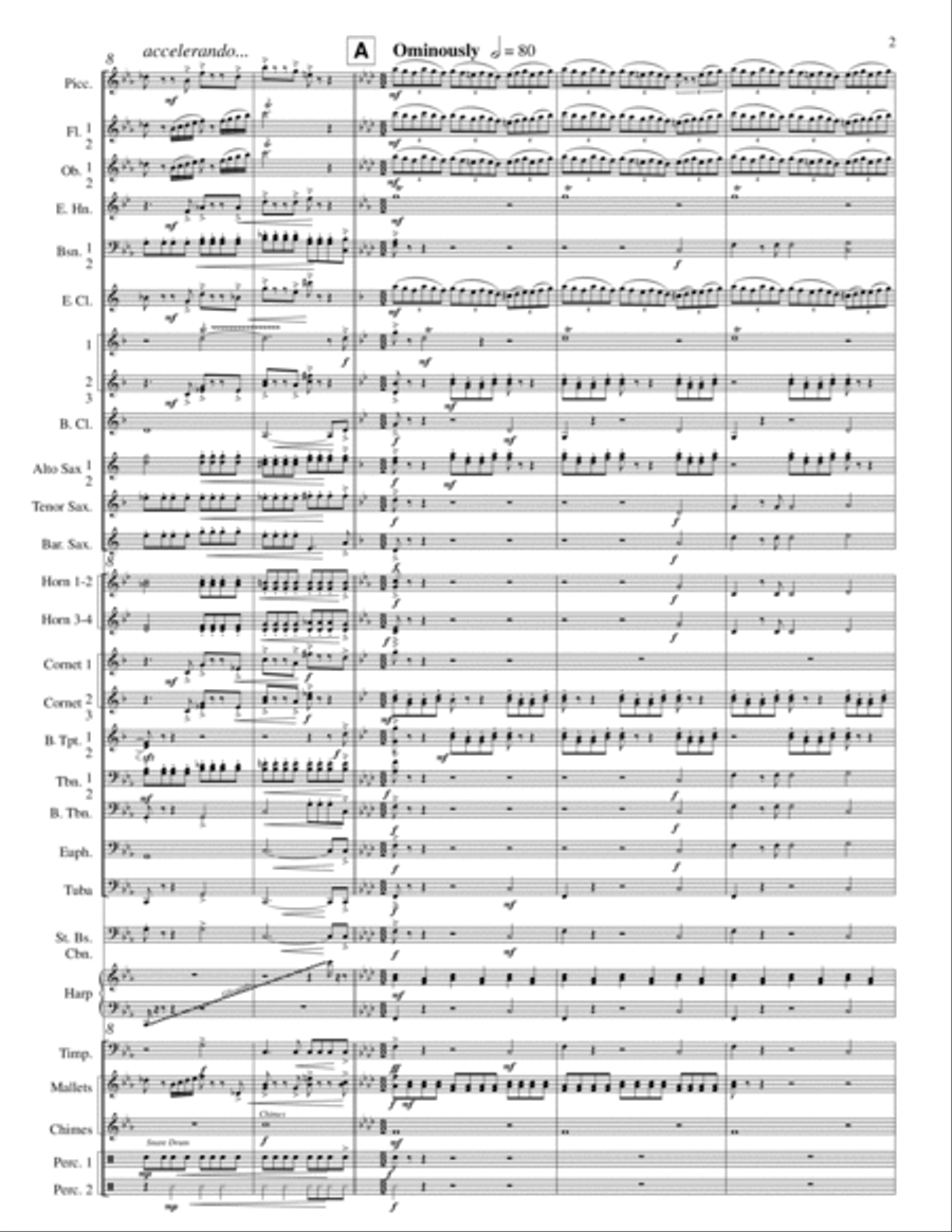 Minor Alterations No. 2 Concert Band scores gallery preview page 8