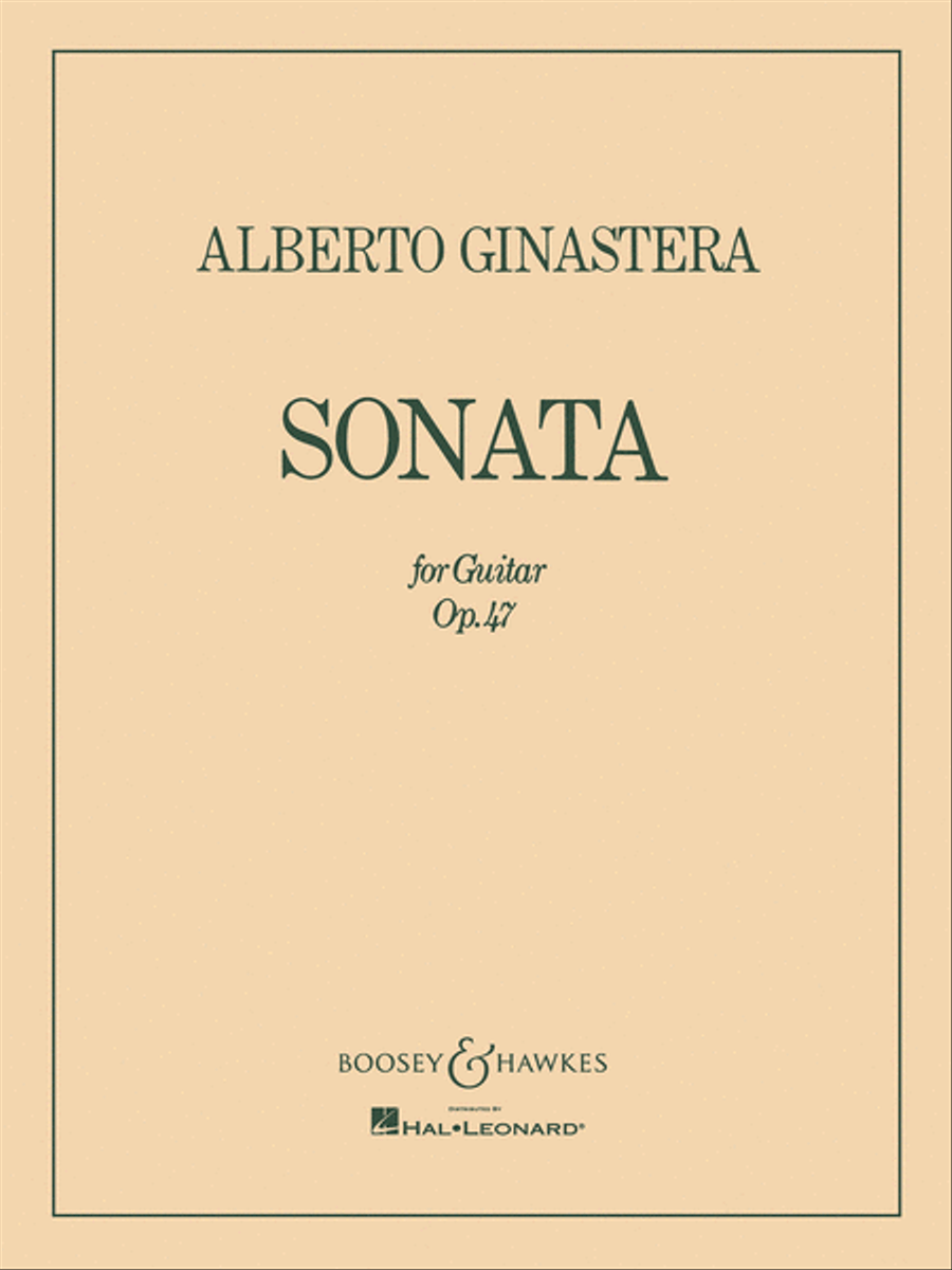 Sonata for Guitar, Op. 47 Acoustic Guitar scores gallery preview page 1