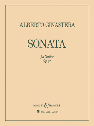 Book cover for Sonata for Guitar, Op. 47