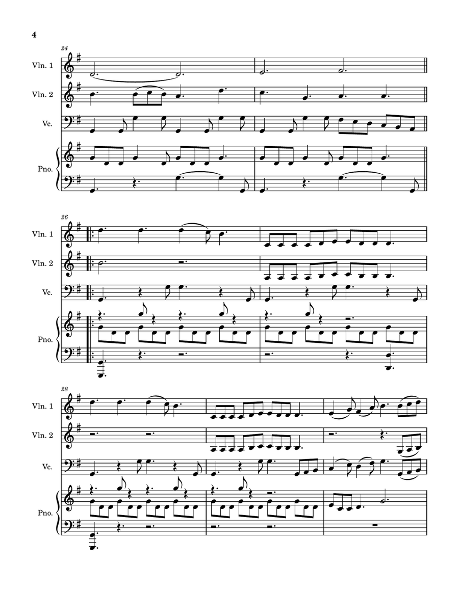Waterfall Piano Quartet scores gallery preview page 4