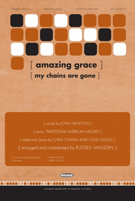 Amazing Grace (My Chains Are Gone) - Cd Choral Trax
