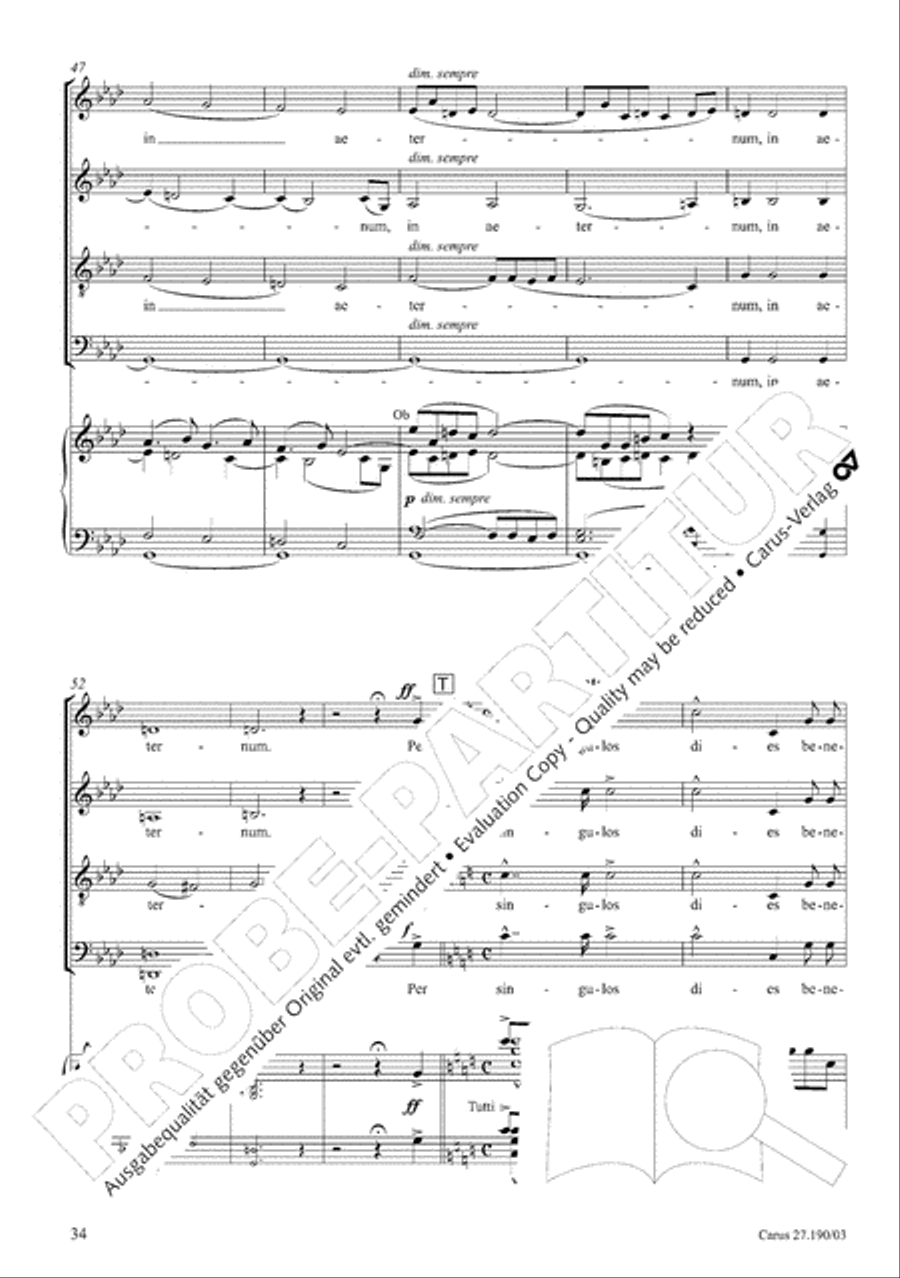 Te Deum 4-Part scores gallery preview page 35