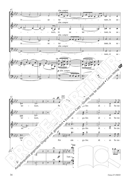 Te Deum by Anton Bruckner 4-Part - Sheet Music