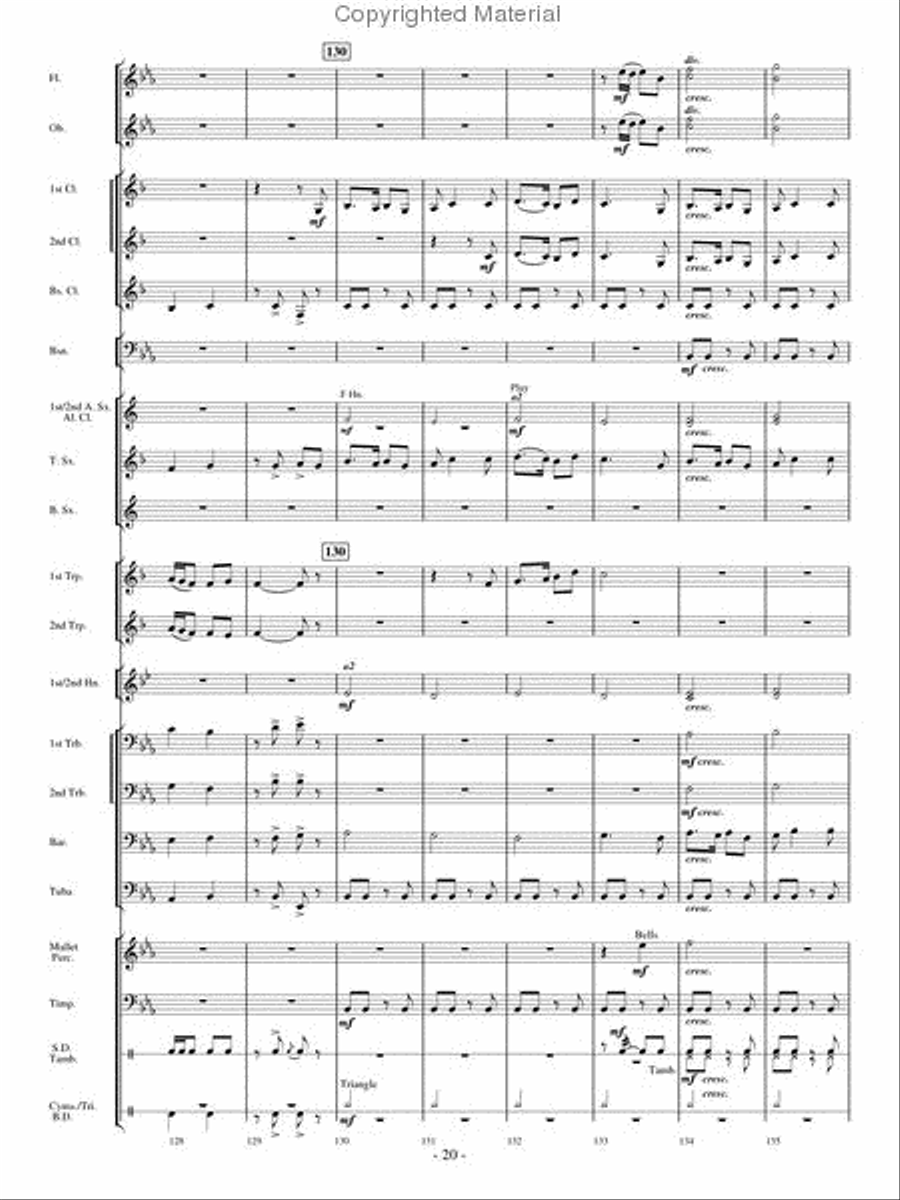 Aspen Overture Concert Band scores gallery preview page 19