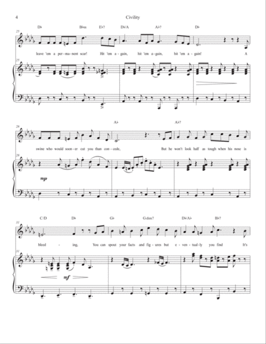 Civility Soprano Voice scores gallery preview page 4