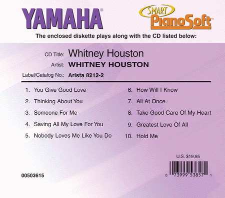 Whitney Houston - Piano Software