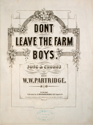 Don't Leave the Farm Boys. Song & Chorus