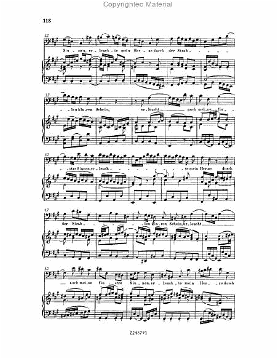 Christmas Oratorio, BWV 248 Choir scores gallery preview page 117