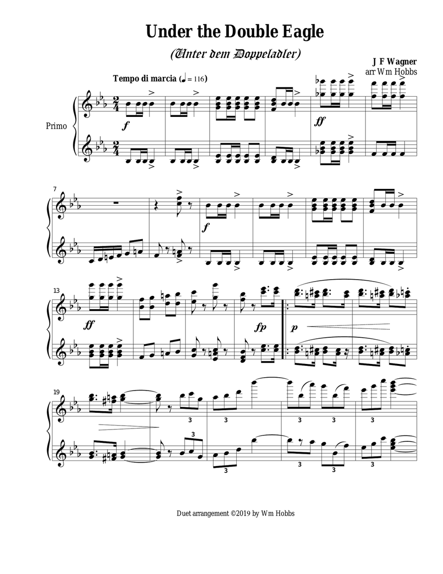 Under the Double Eagle Under the Double Eagle Piano scores gallery preview page 3