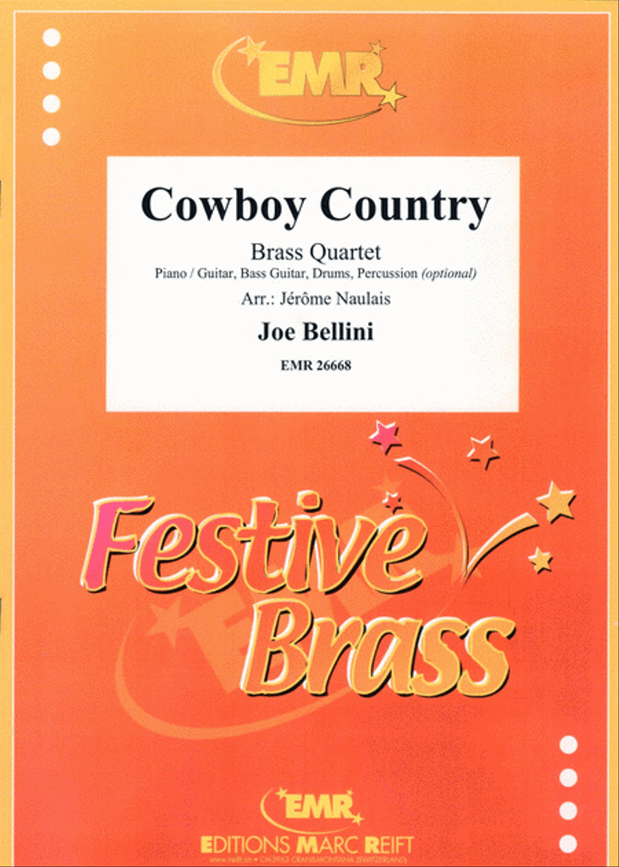 Cowboy Country Cowboy Country Brass Ensemble scores gallery preview page 1