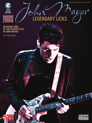 Book cover for John Mayer Legendary Licks