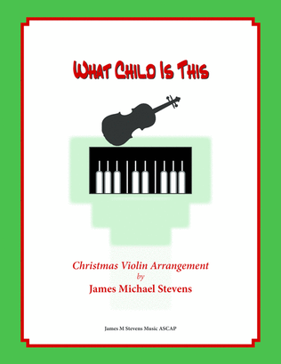 Book cover for What Child Is This (Christmas Violin)