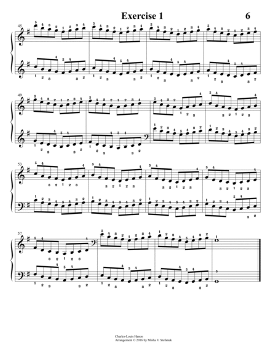 Hanon in All Keys Hanon in All Keys Piano Method scores gallery preview page 6