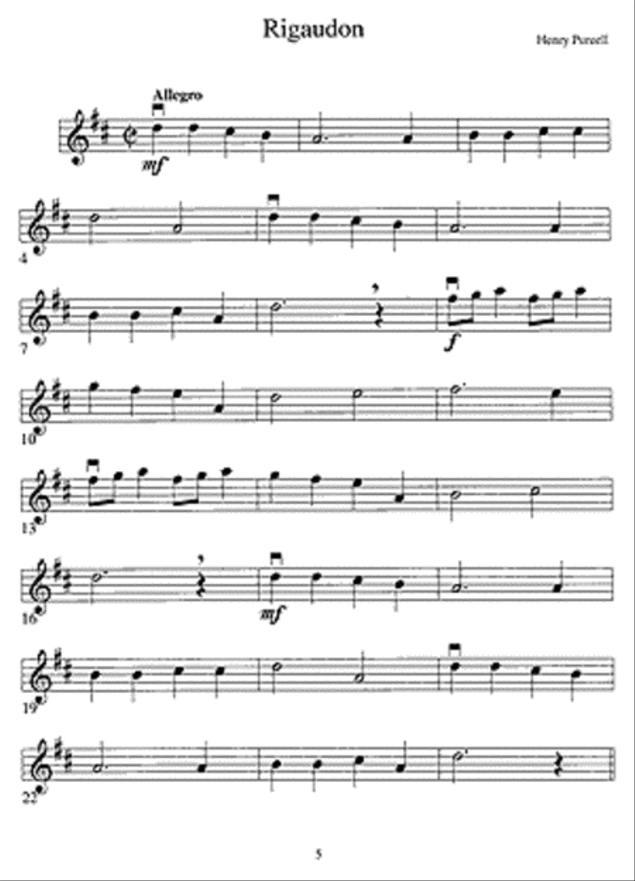 Solo Pieces for the Beginning Violinist Violin Solo scores gallery preview page 2