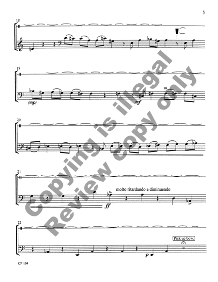 Invention for Cello & Tape by John Biggs Cello Solo - Sheet Music page 12